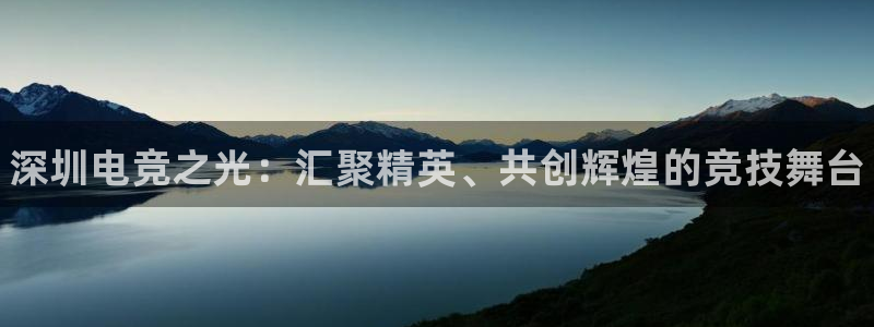 南宫电竞电竞登录网页入口全新版：深圳电竞